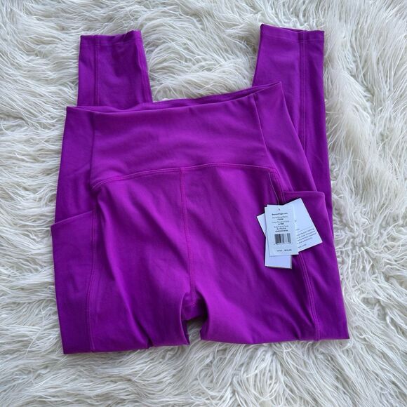 Beyond Yoga PowerBeyond Strive High Rise Pocket Leggings Violet Berry Size XL - Picture 1 of 10
